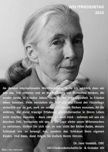 Statement Jane Goodall