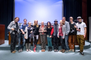 Die Initiatoren der Kampagne gemeinsam mit Jane Goodall und Lilian Klebow
